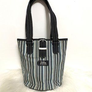 Sisters by Longaberger Mini Striped Bucket Purse